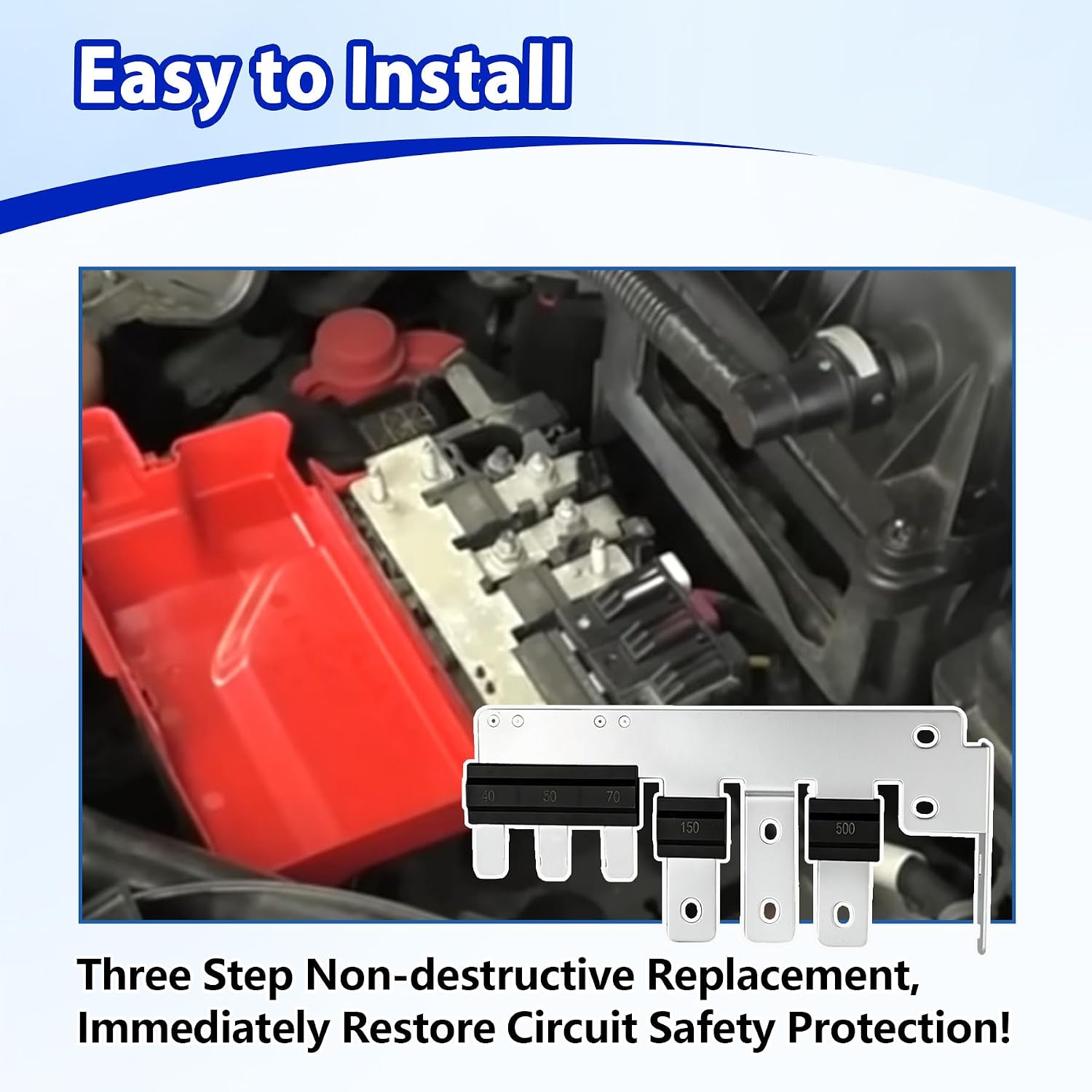Fuse Fit for Chrysler Pacifica & Voyager 2017 2018 2019 2020 2021 2022 2023 2024 2025 2026 3.6L V6 Engine, Replace 68306782AA