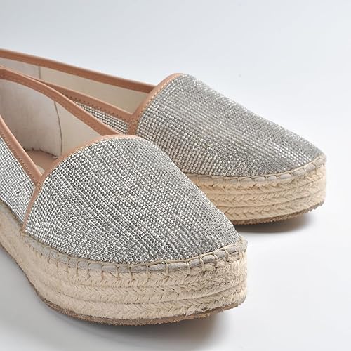 Miniatura 4 de landing craft Alpargatas planas para mujer, mocasines de punta redonda, zapatos planos planos de ancho ancho, zapatos casuales clásicos de lona