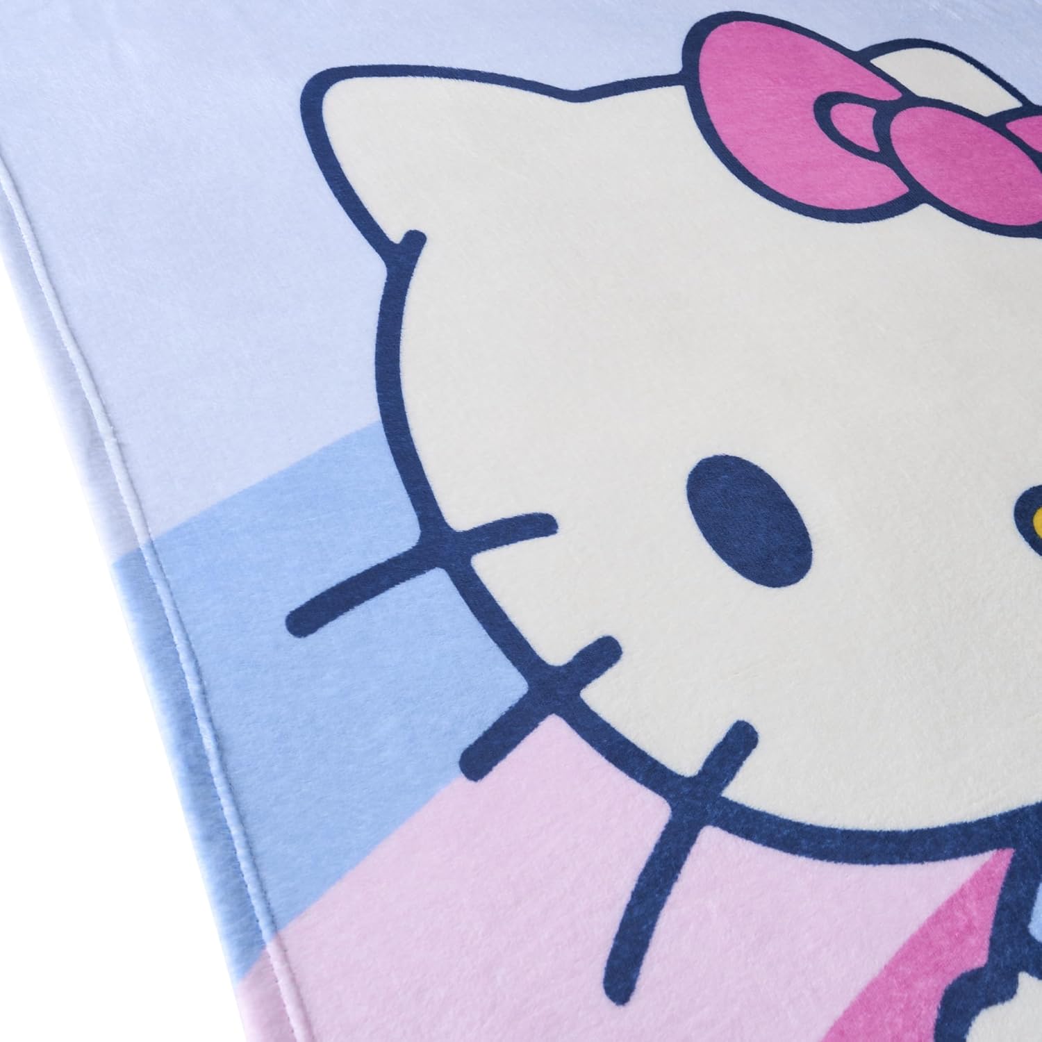 Hello Kitty Character Throw Blanket – Soft and Cozy 46” x 60” Micro Raschel Blanket – Lightweight Plush Ultra Soft Throw for Boys & Girls