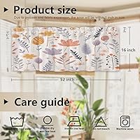 Vista 859 de Cenefas de cocina modernas con patrón de cobre marrón dorado para ventanas, cenefas opacas abstractas de marcas de arañazos y cortinas opacas