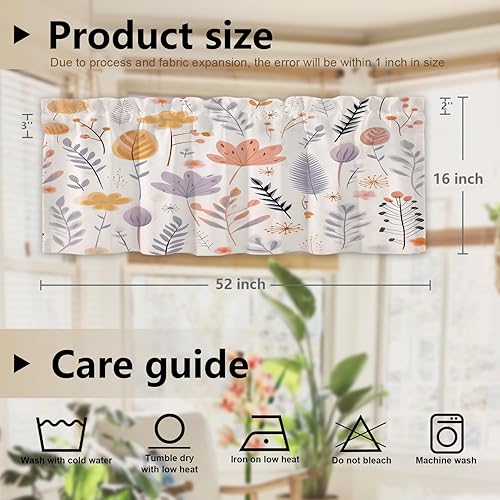 Miniatura 859 de Cenefas de cocina modernas con patrón de cobre marrón dorado para ventanas, cenefas opacas abstractas de marcas de arañazos y cortinas opacas