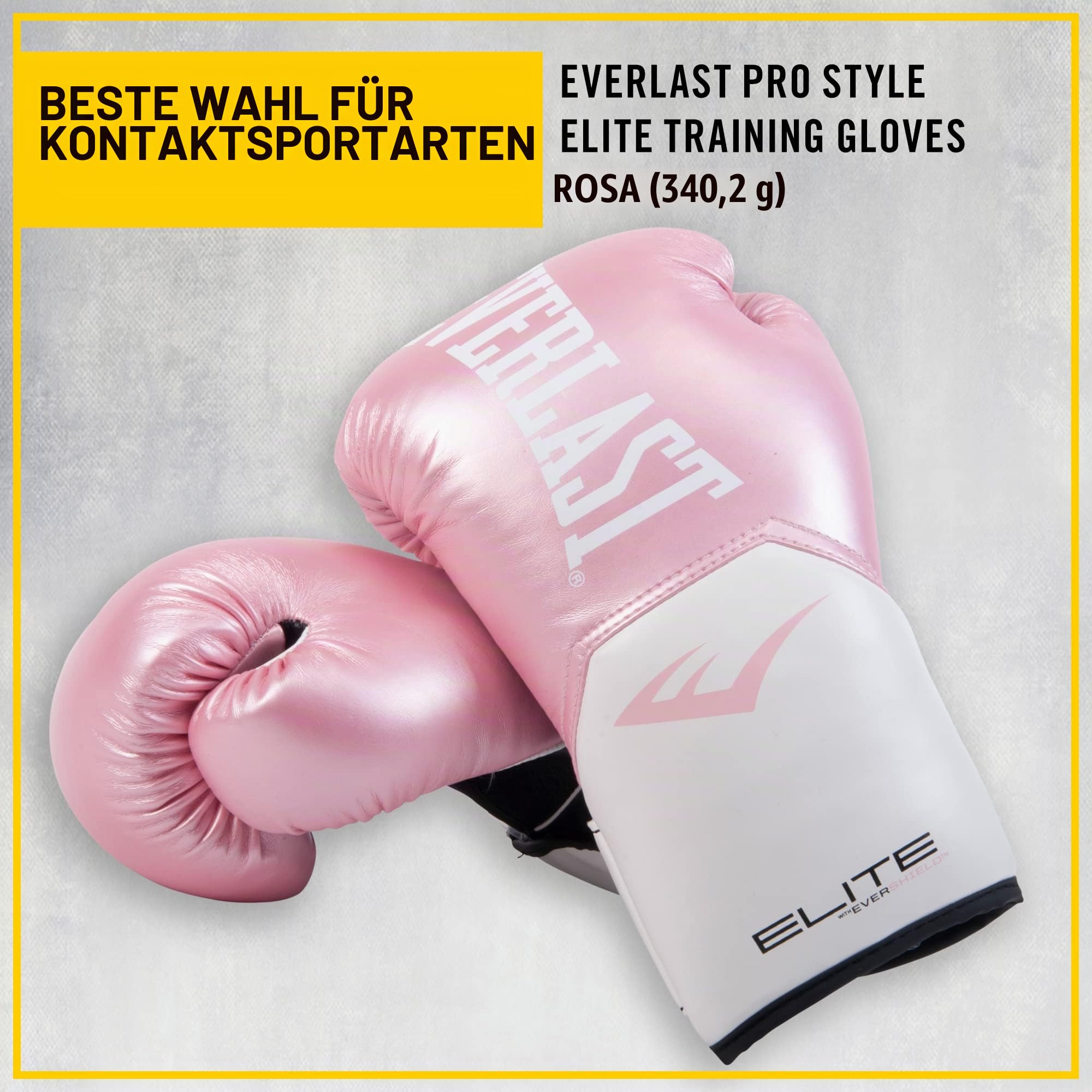 Everlast Pro Style Elite Exercise Workout Training Boxing Gloves for Sparring, Heavy Bag and Mitt Work