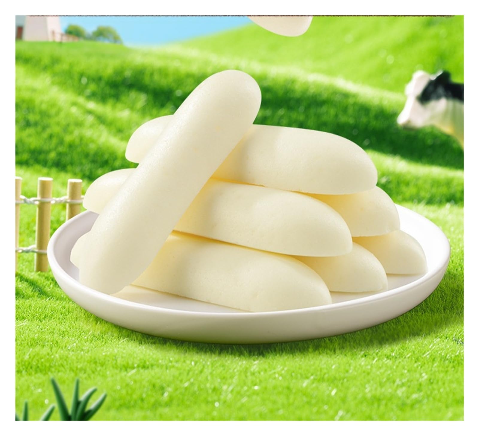 Chips de yogur horneado estilo pradera, frasco de 118 g, sabor lechoso, crujiente y delicioso, rico sabor, refrigerio listo for comer(3pcs)