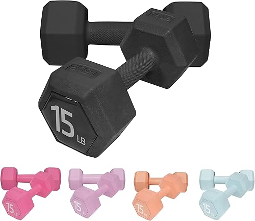 Miniatura 18 de Juego de pesas para mano de 5/10/15/20/25/36 libras, 5 opciones de colores, pesas libres de ejercicio y fitness, para mujeres y hombres, equipo de