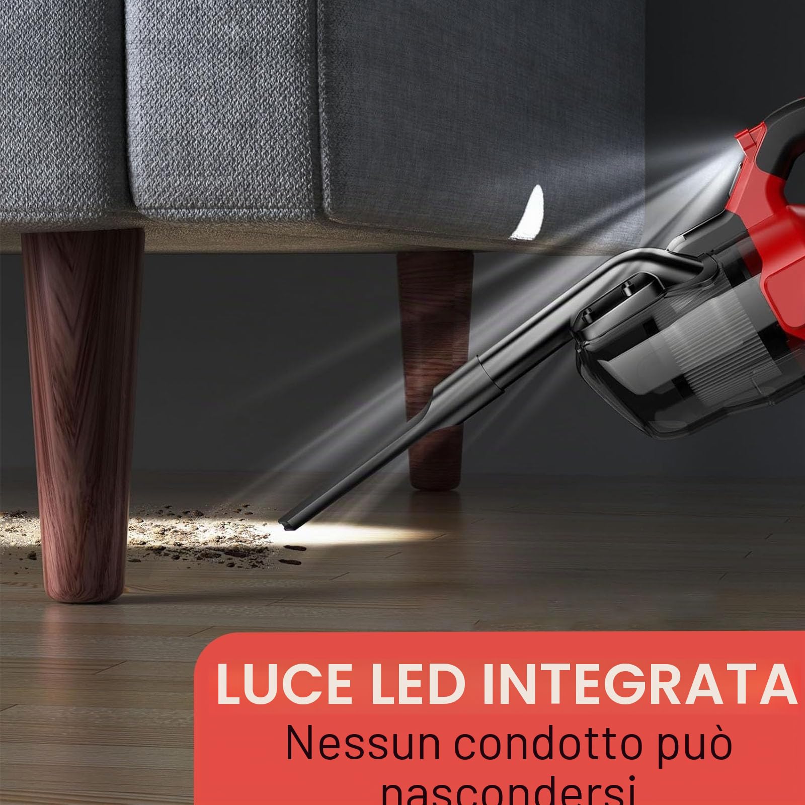 Aspirapolvere senza fili per batteria Milwaukee da 18 V, aspirapolvere portatile per casa, auto, pavimenti in legno duro con filtro HEPA lavabile 125 AWG (senza batteria)