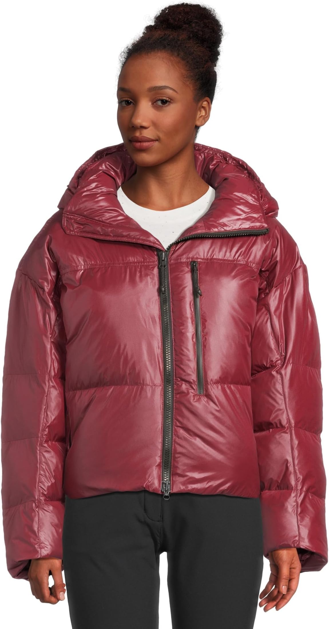 adidas red padded jacket