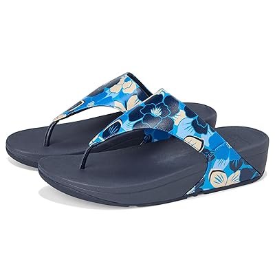 FitFlop Lulu Flowerz Leather Toe Post Sandals Women