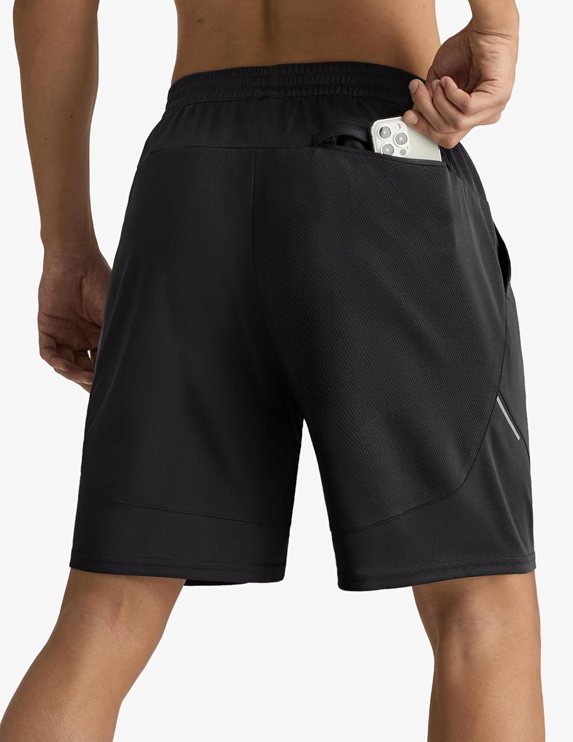 MIER Mens Athletic Shorts 9" Mesh Basketball Gym Quick Dry Shorts with Pockets for Active Running Workout, Lightweight - Image 2