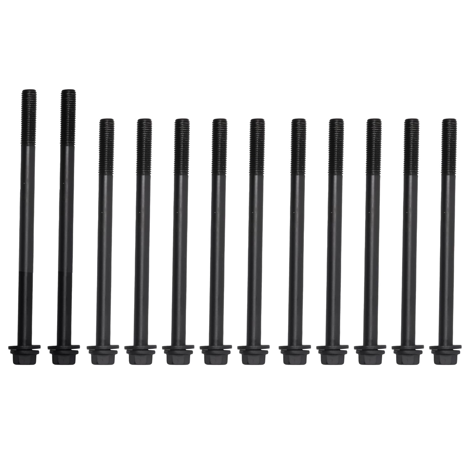 12 PCS HBK215 Head Bolt Kit Fit for Honda CR-V, for Acura Integra 1990-2001 1.8L 2.0L L4 16V DOHC Naturally Aspirated B18B1 B20Z2 B20B4 B18A1 1834cc 1972cc Replace HB4011