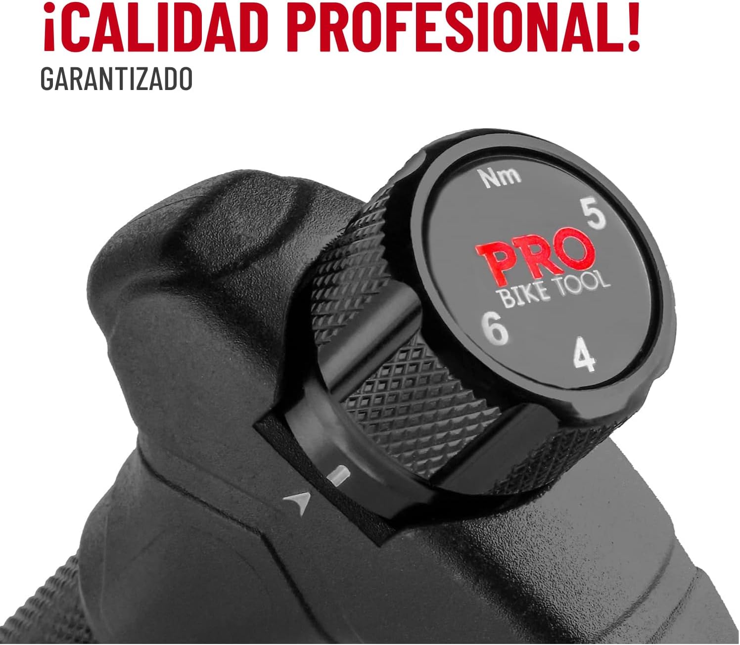 PRO BIKE TOOL Adjustable T Torque Wrench - 4, 5 and 6 Newton Meters - Quality Bicycle Maintenance Tool for Road & Mountain Bikes - 1/4 Inch Hex Driver Torque Wrench for Home & Roadside Repair
