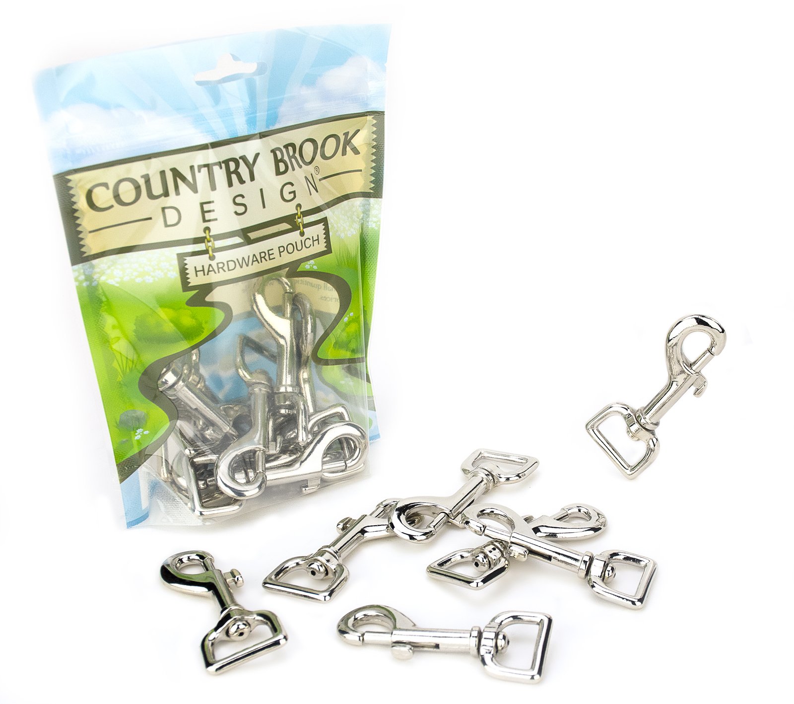 10 - Country Brook Design 3/4 Inch Swivel Snap Hooks