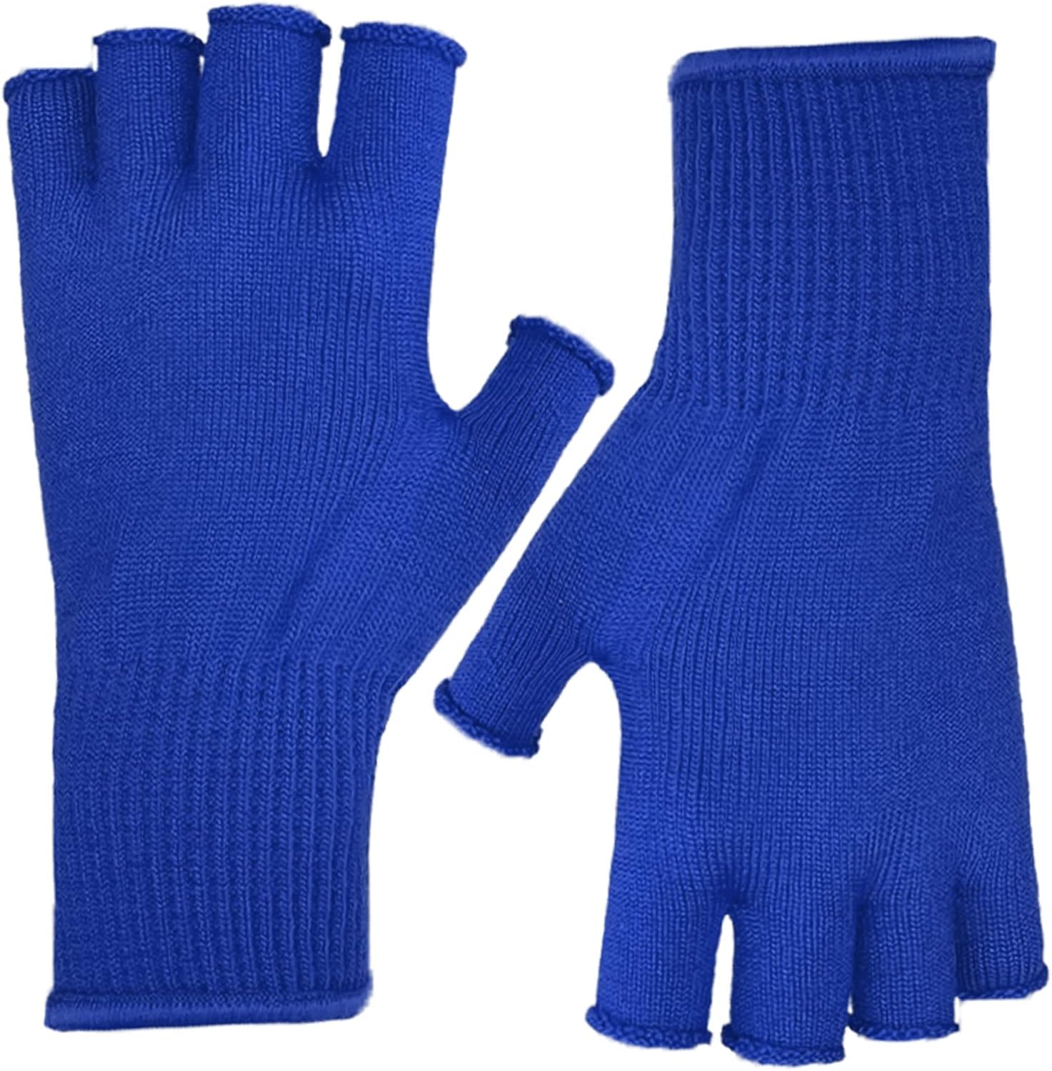 4-Color Merino Wool Touchscreen Fingerless Gloves by Evridwear