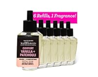 6 Pack Aromatherapy Vanilla Patchouli Wallflowers Fragrance Refill 0.8 Oz.