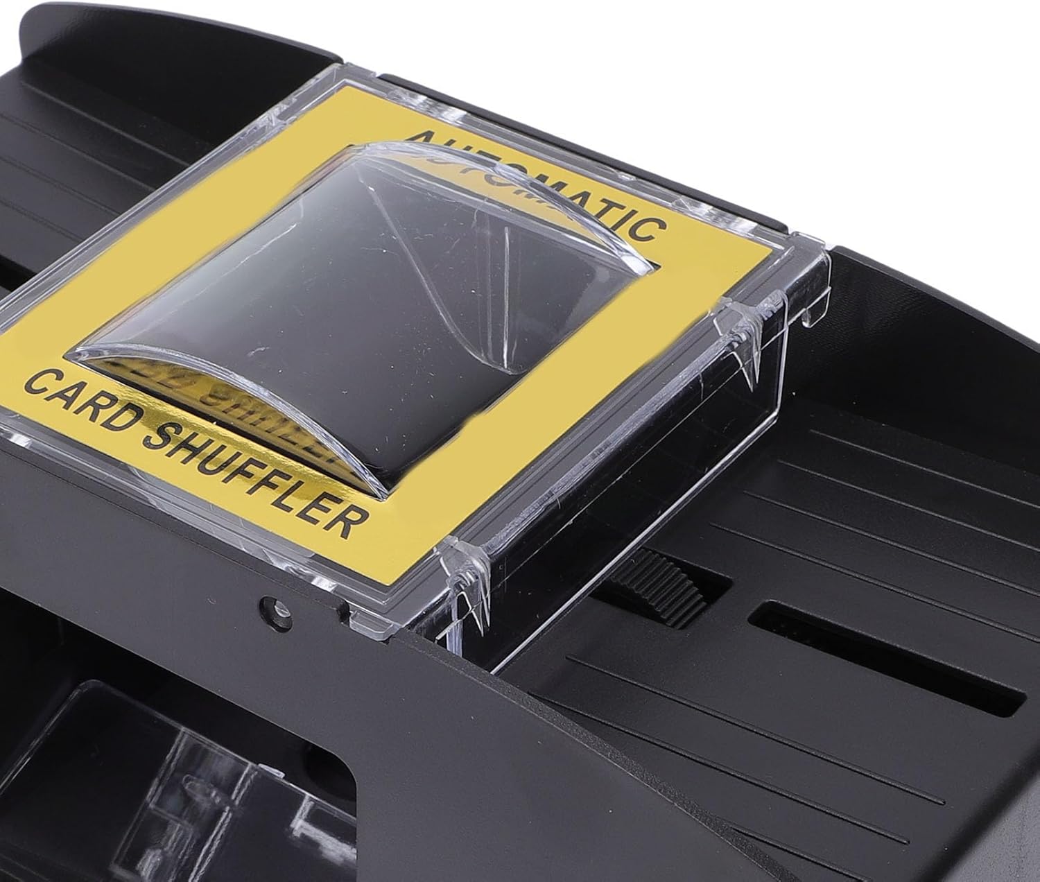 Asixxsix Automatic Card Shuffler and Dealer, 360 Rotation, Ultra Quiet, Support 792 Cards for 8 Players, Anti Slip Base, LED Display, for Poker, Blackjack, Texas