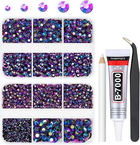 Vista 38 de Resina AB de limón amarillo para manualidades, diamantes de imitación de citrino con parte trasera plana, piedras de gel de 2mm, 3mm, 4mm, 5mm, 6mm