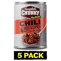 Vista 22 de Campbell's Chunky Chili con Frijoles, 15.25 oz. Tazón para Microondas