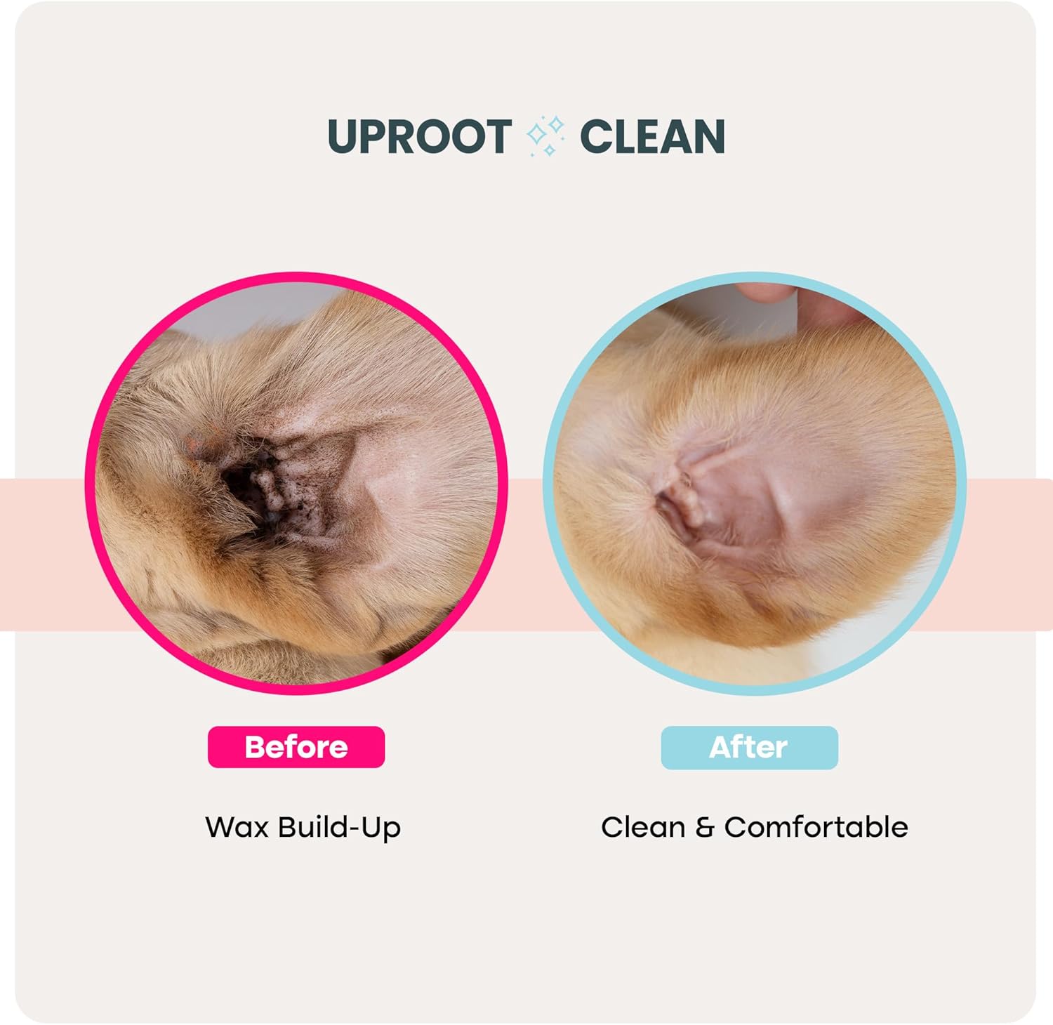 Uproot Clean Washing Machine Cleaner Tablets Ultra + Dog & Cat Ear Cleaner Finger Wipes: 40% Stronger Tablets for Odors & Residue + Shea Butter & Jojoba Oil Dog Ear Wipes for Wax, Odor & Discomfort