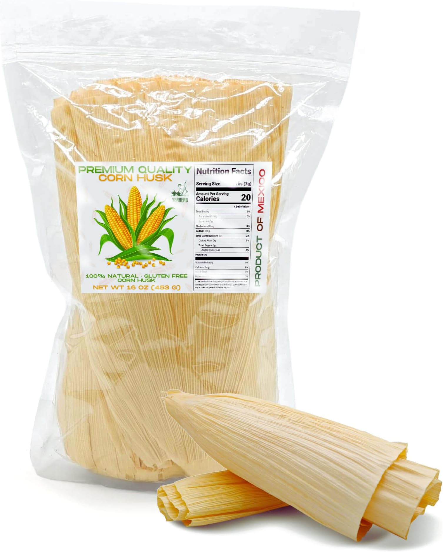 Amazon.com : HOJA de CONCHA Corn Husk for Tamales 1lb (1 pack ...