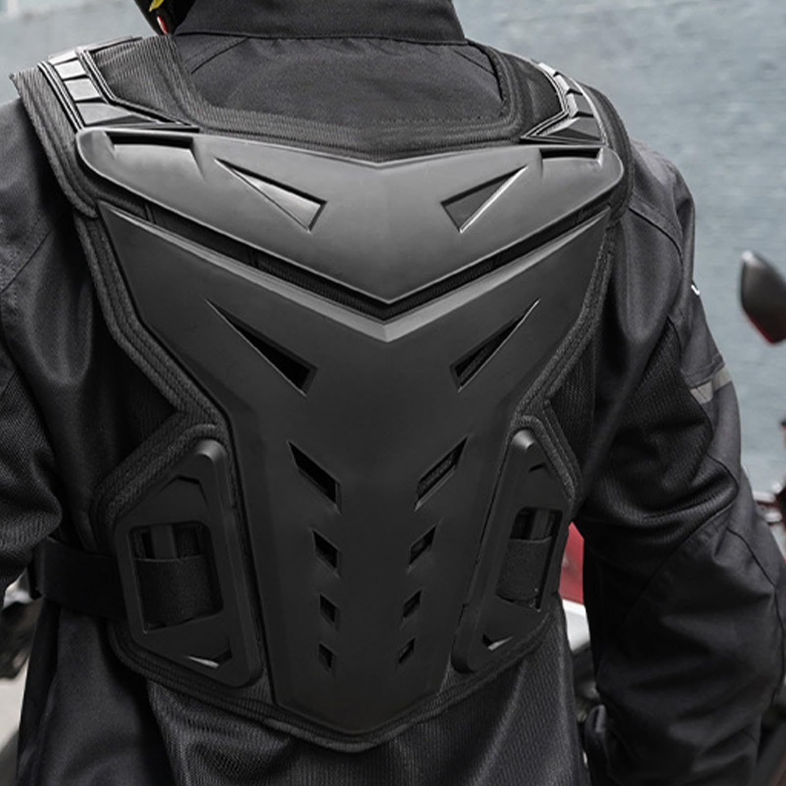 Kamizelka Motocyklowa Ochraniacz Pleców Regulowana Amortyzująca Oddychająca
