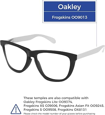 Replacement Temple Arms Legs for Oakley Frogskins OO9013|Frogskins Lite OO9374|Frogskins XS OJ9006 Sunglasses