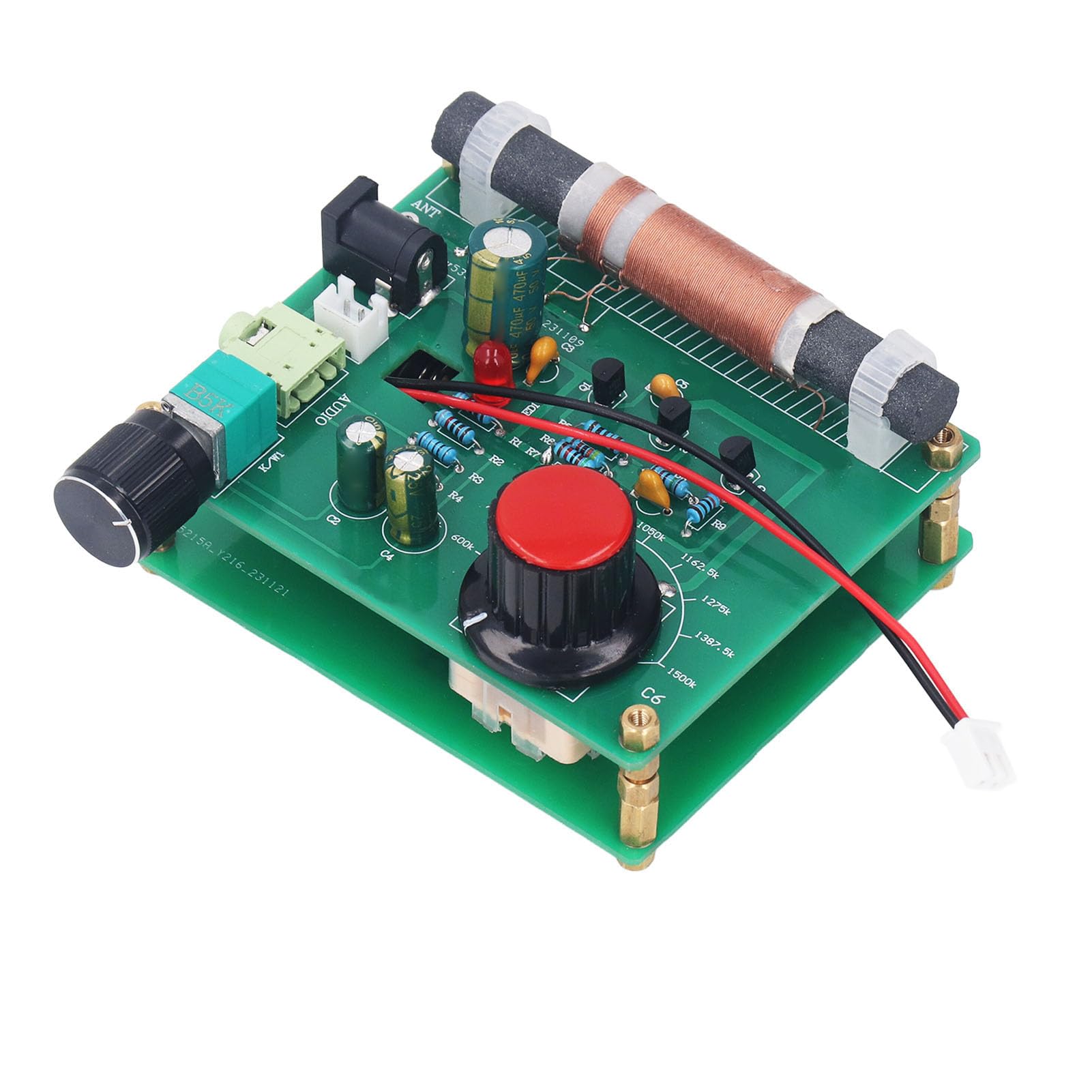 Kit émetteur Radio à Ondes Moyennes 530-1600 KHZ, émetteur AM Réglable De 20 à 500 MW, Kit émetteur DIY Pour Expérience Scolaire