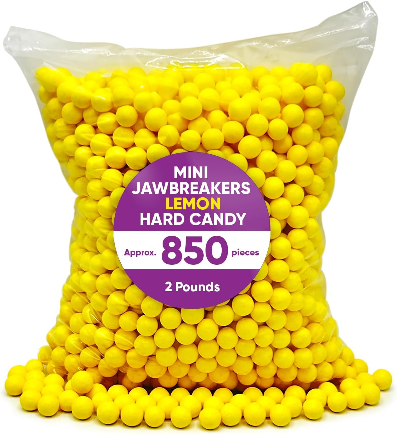 Mini Jawbreakers Orange Hard Candy Balls 2 Pound Approx