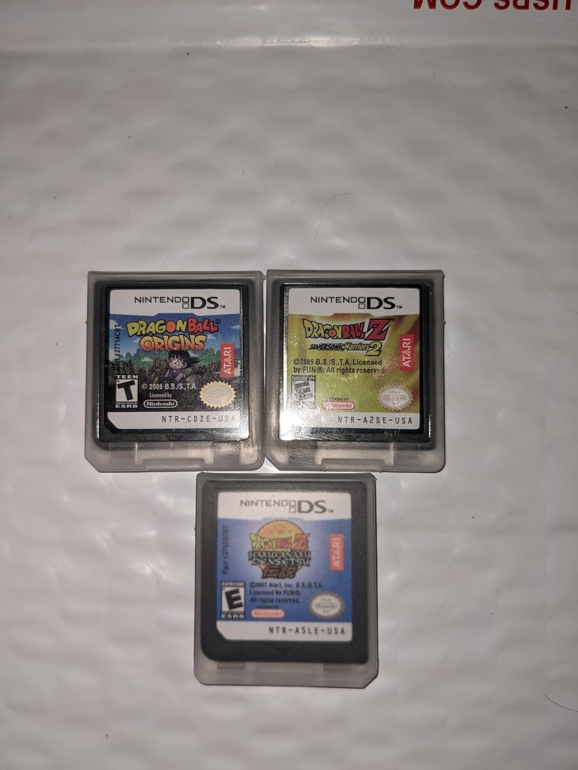 Dragonball Z Supersonic Warriors 2 Origins & Harukanaru Densetsu x3 Games Nintendo DS Cartridge Games