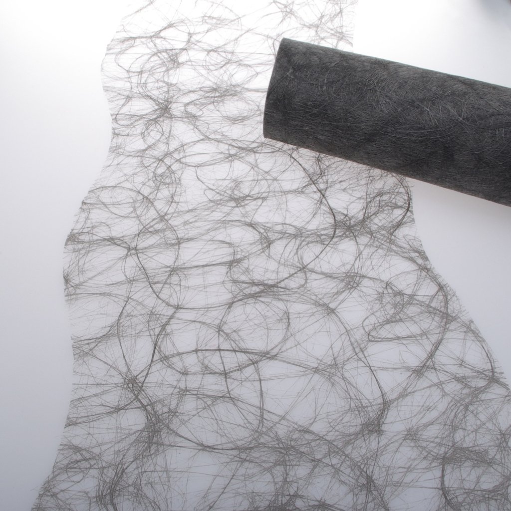 Deko AS GmbHSIZOWEB Table Runner Wavy Cut Dark Grey Approximately 25 cm Roll 25 m, 64 W 032 R 250