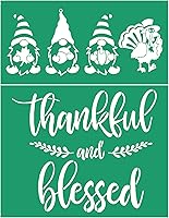 Vista 16 de JAJADO Plantilla de pantalla de seda con texto en inglés "Hello Fall", plantillas adhesivas reutilizables de otoño, transferencia de malla de tiza