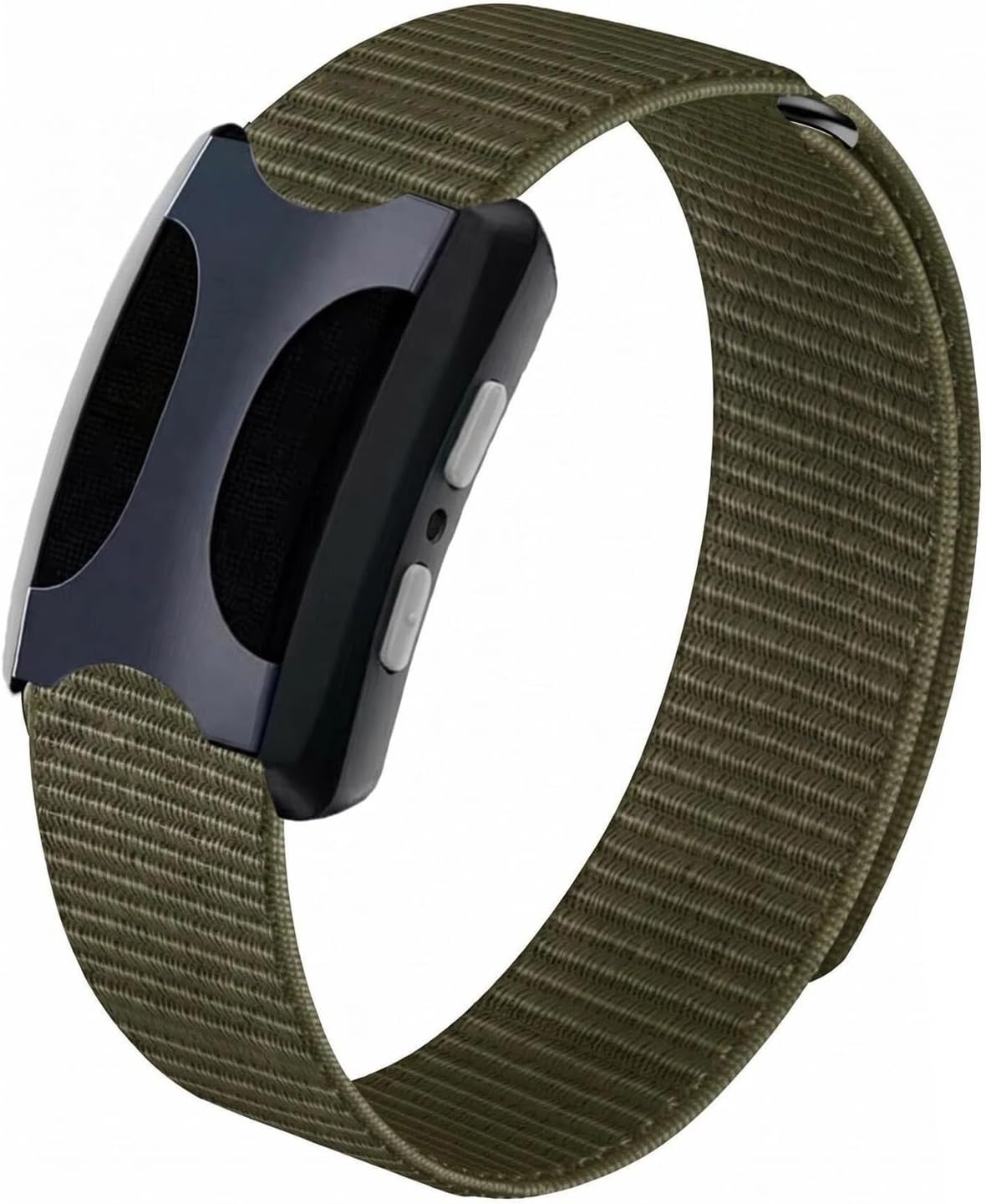 Nylon Loop Wristband Compatible with Apollo Neuro Band/Polar Loop, Hook and Loop Breathable Soft Strap Replacement for Fitness Tracker Women Men