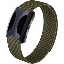 Nylon Loop Wristband Compatible with Apollo Neuro Band/Polar Loop, Hook and Loop Breathable Soft Strap Replacement for Fitness Tracker Women Men