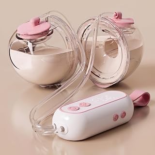 Milchpumpe Elektrisch mit 4 Modi & 17/19/21mm Flanschen | Freihändig Breast Pump Electric für Anfängerinnen, Auslaufsicher, Weiß, 2 Stück