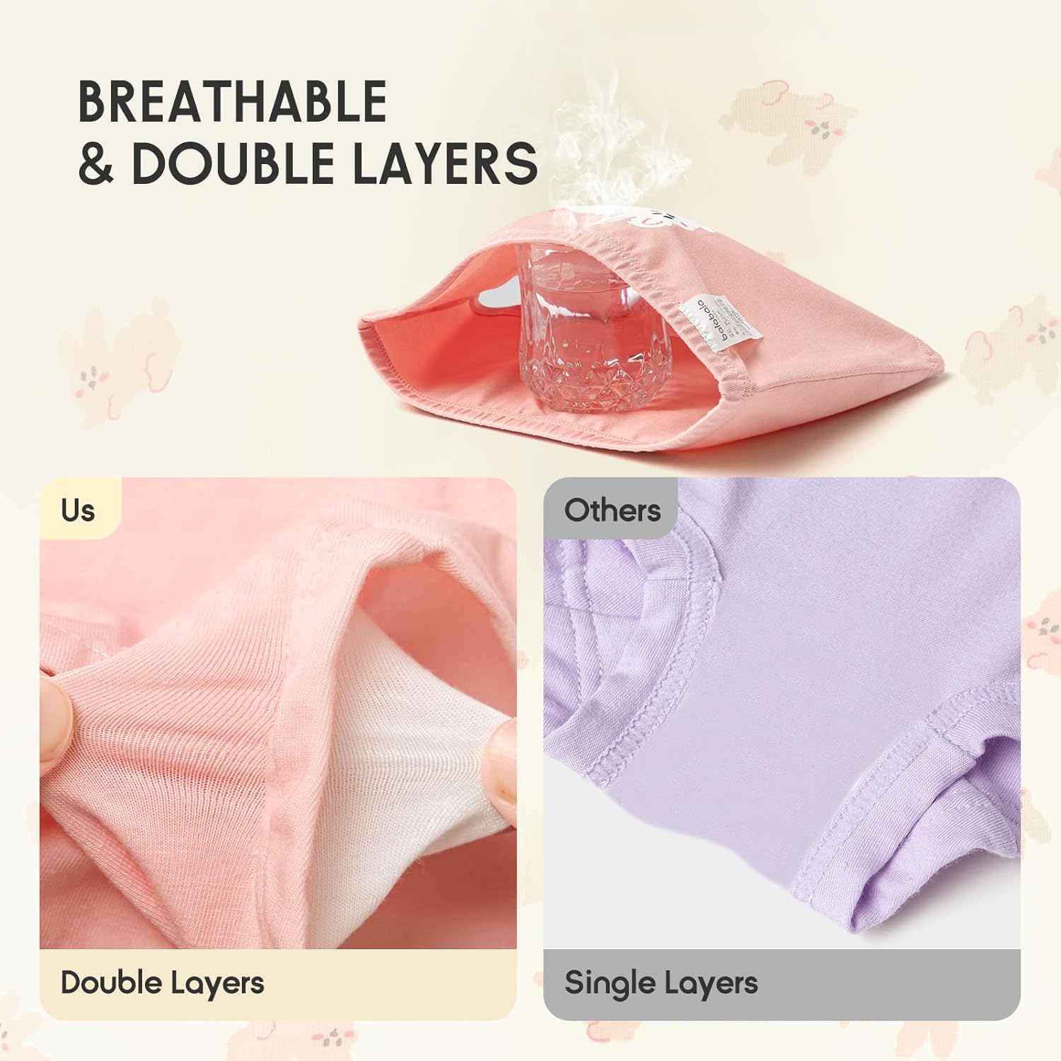 Balabala Girls Underwear Cotton Toddler Girls Panties Cute Comfortable Little Girl Underwear Pack Soft Breathable Boyshorts - Image 2