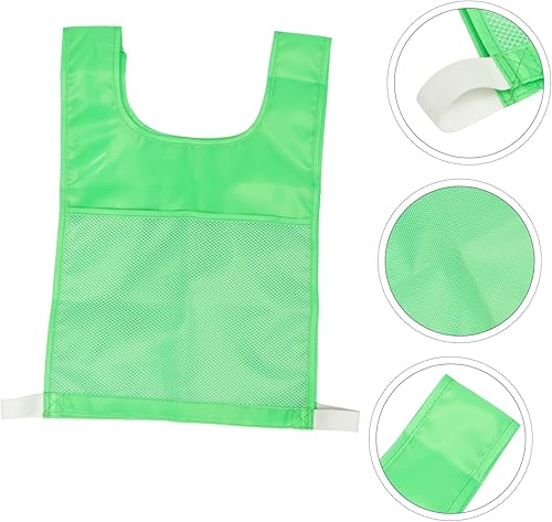 Miniatura 7 de VANZACK Chaleco de juego de malla para niños, chaleco cognitivo, chaleco reflectante, chaleco de fútbol acolchado, chaleco deportivo de utilería