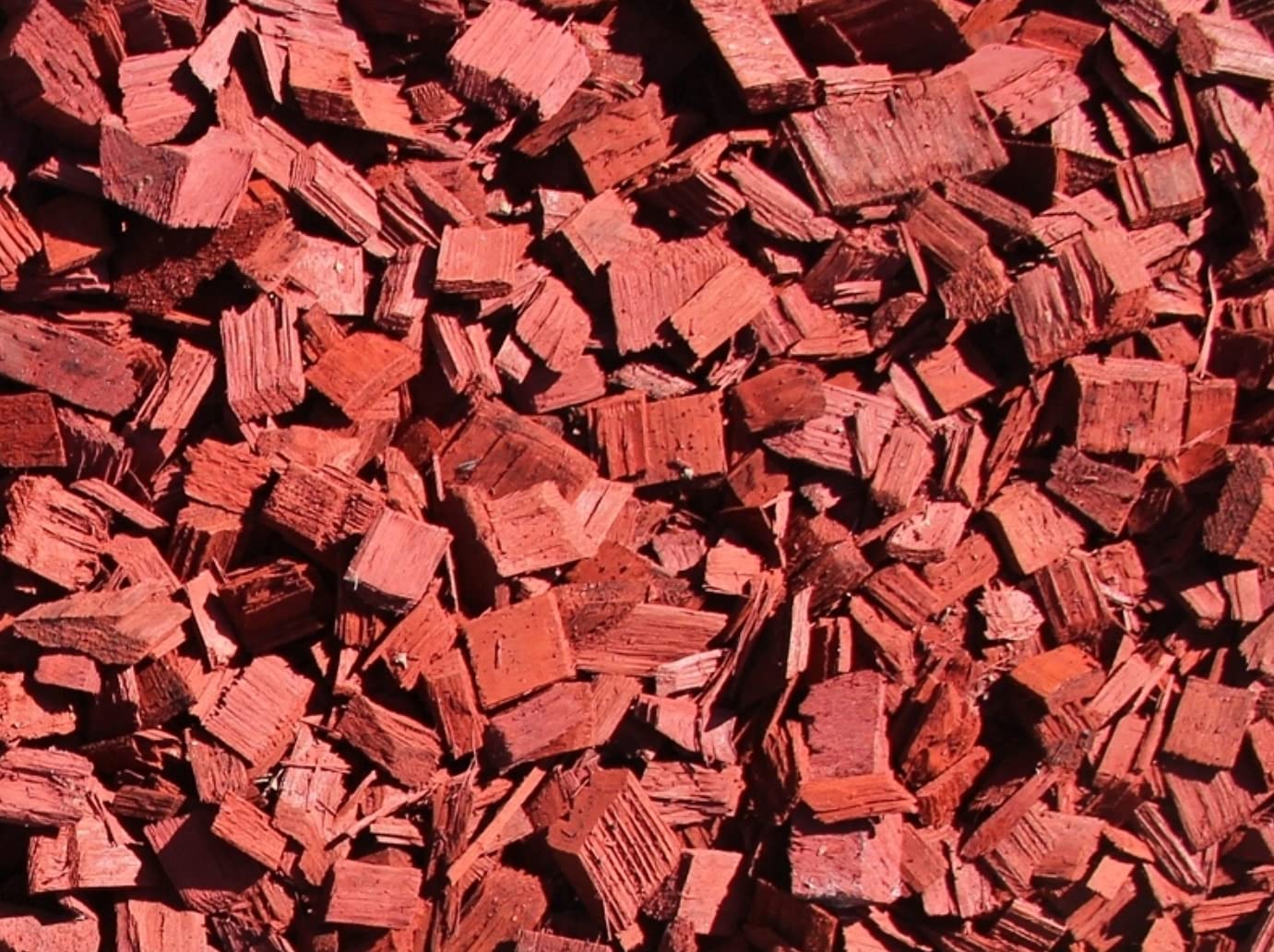 PSB Wood Chip Red Coloured Garden Chipping Flower Bark Wedding ...