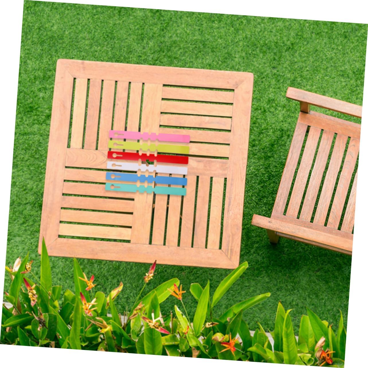 1200pcs PVC Plant Labels with Adjustable Rings Plastic Garden Tags for Outdoor Use Multi-Color Plant Identification Markers for Trees Flowers and Nursery Labeling