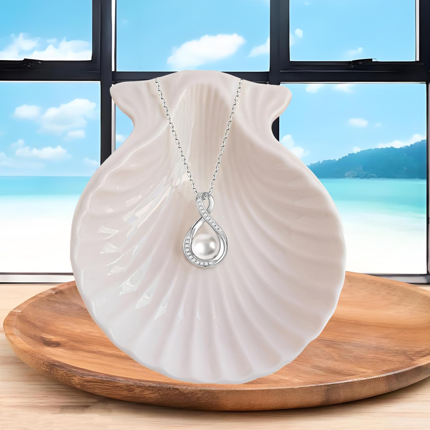 MGOOL Great Grandma Gifts 925 Sterling Silver Pearl Pendant Necklace For Grandma Jewelry Birthday Christmas Mother’s Day Gifts For Nana - Image 4