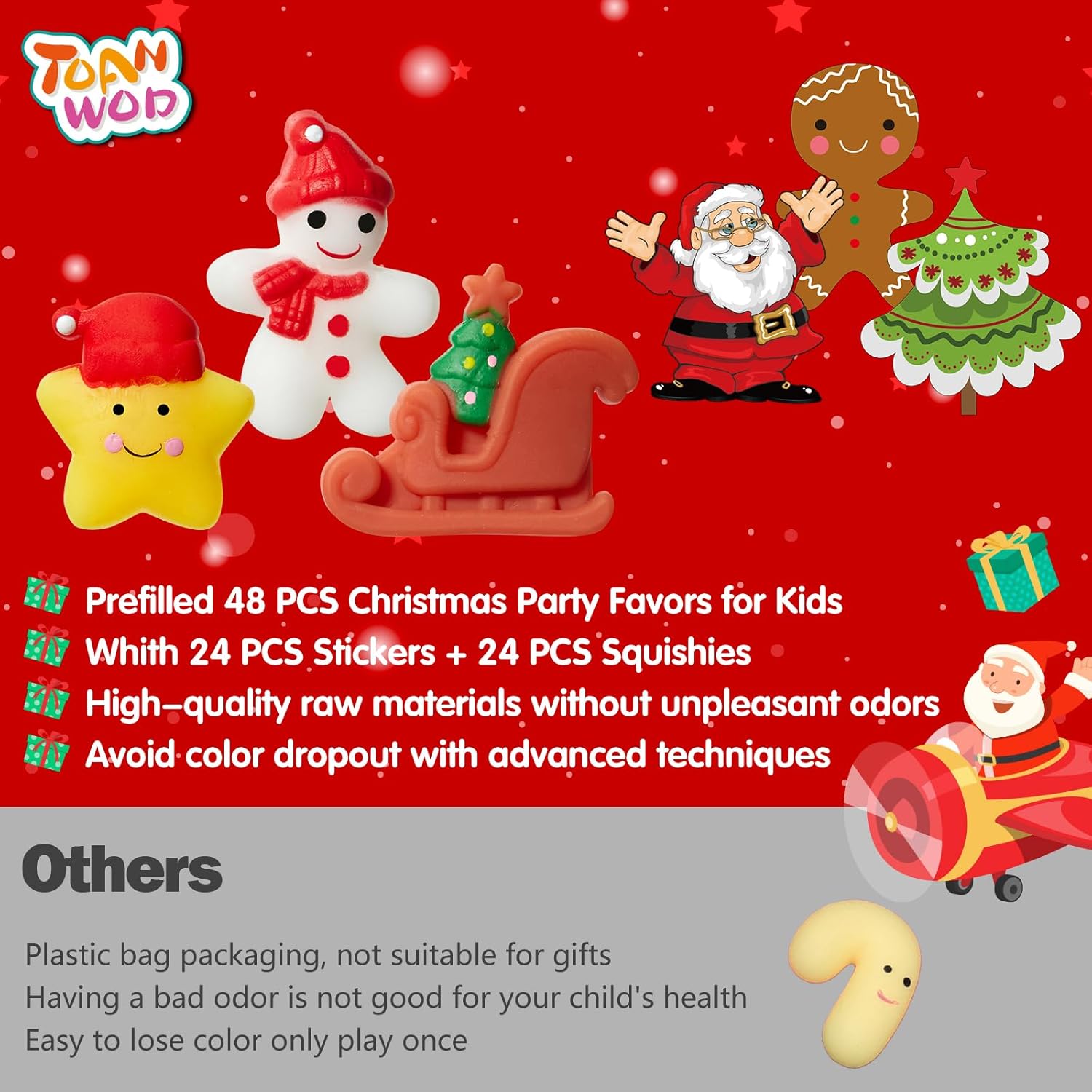 24PCS Mini Mochi Squishy Toys for Party Favors, Kawaii Fidget Toys for Stress Relief, Sensory Toys Desk Pets for Kids, Goodie Bag Stuffers for Kids Birthday