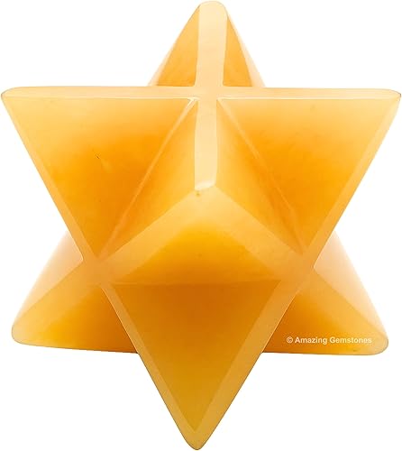 Miniatura 182 de Amazing Gemstone Larvikite Merkaba Crystal – Estrella de Merkaba metafísica de 1 pulgada para meditación – Cristal tetraedro energético y piedras