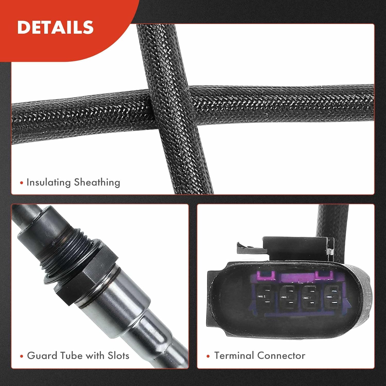 A-Premium O2 Oxygen Sensor Compatible with Volkswagen Tiguan 2019 2020 2021 L4 2.0L Turbocharged, Upstream and Downstream, 2-PC Set