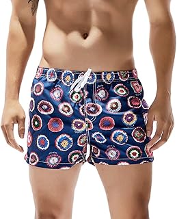 Generisch Pantalones de natación para hombre, color negro