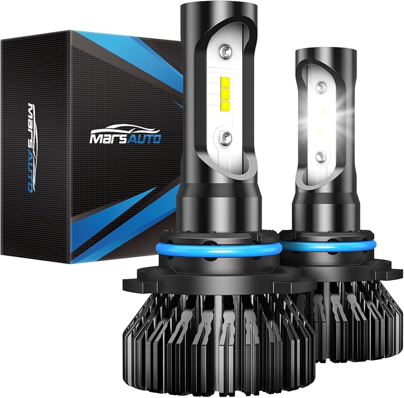 Lâmpadas LED para farol de neblina 9005 HB3 Marsauto M1 White 6000 K – Par