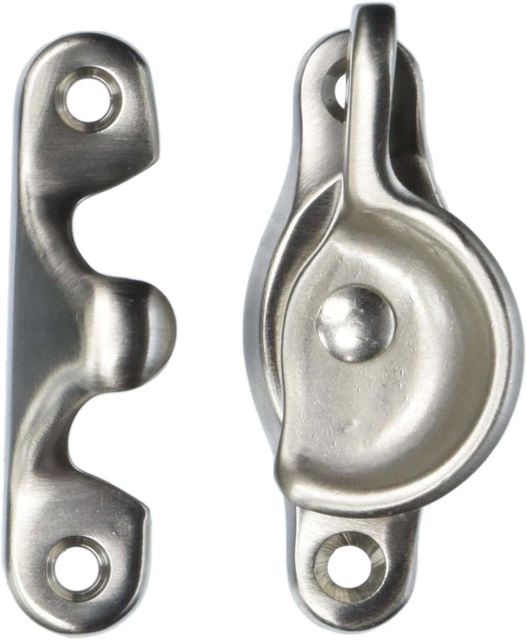 Baldwin 0440260 Adjustable Roller Catch, Bright Chrome And