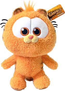 ANIMAGIC - Baby Garfield Soft Toy - Garfield Cat Soft Toy in Baby Version - Orange - for Children Fans of The Famous Sleeping Cat - Comic Hero - Birthday Idea from 2 Years