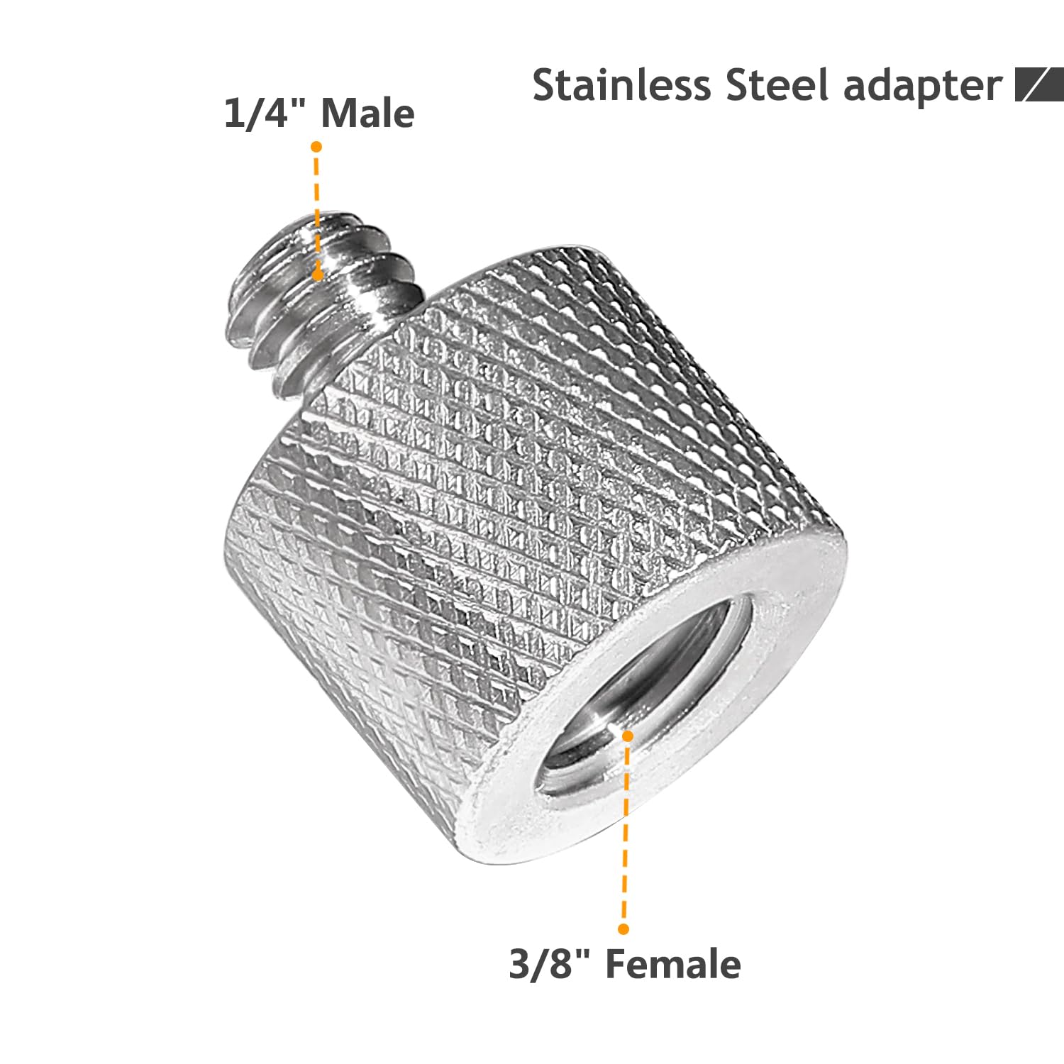 Adattatori Vite Per Treppiedi Fotografici - Set 6 Pezzi, Conversioni 1/4 E 3/8 Pollice, Per Fotocamere E Microfoni - Foto 4