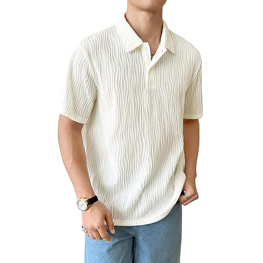 Leriya Fashion Cotton T-Shirt for Men – Soft Breathable Fabric | Regular Fit Half Sleeve Collar Tee for Summer Casual Wear (Available in Plus Size)