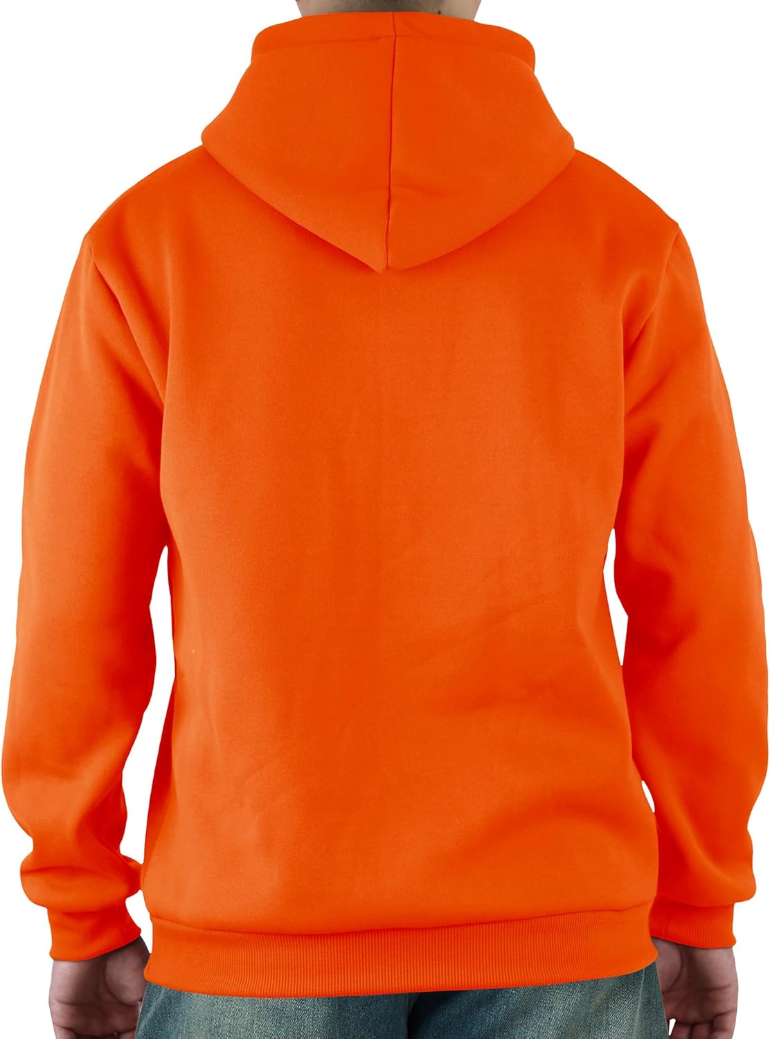 Mens Hooded Sweatshirt Casual Long Sleeve Fleece Hoodies Drawstring Workout Pullove... - Image 5