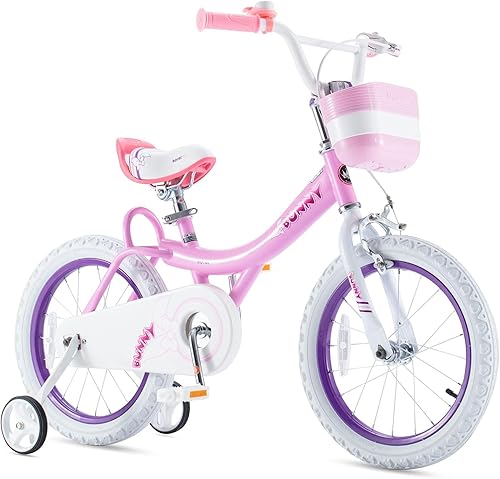 Miniatura 19 de Royalbaby Princess - Bicicleta para niñas de 12, 14, 16, 18, 20 pulgadas, con cesta para niños de 3 a 12 años