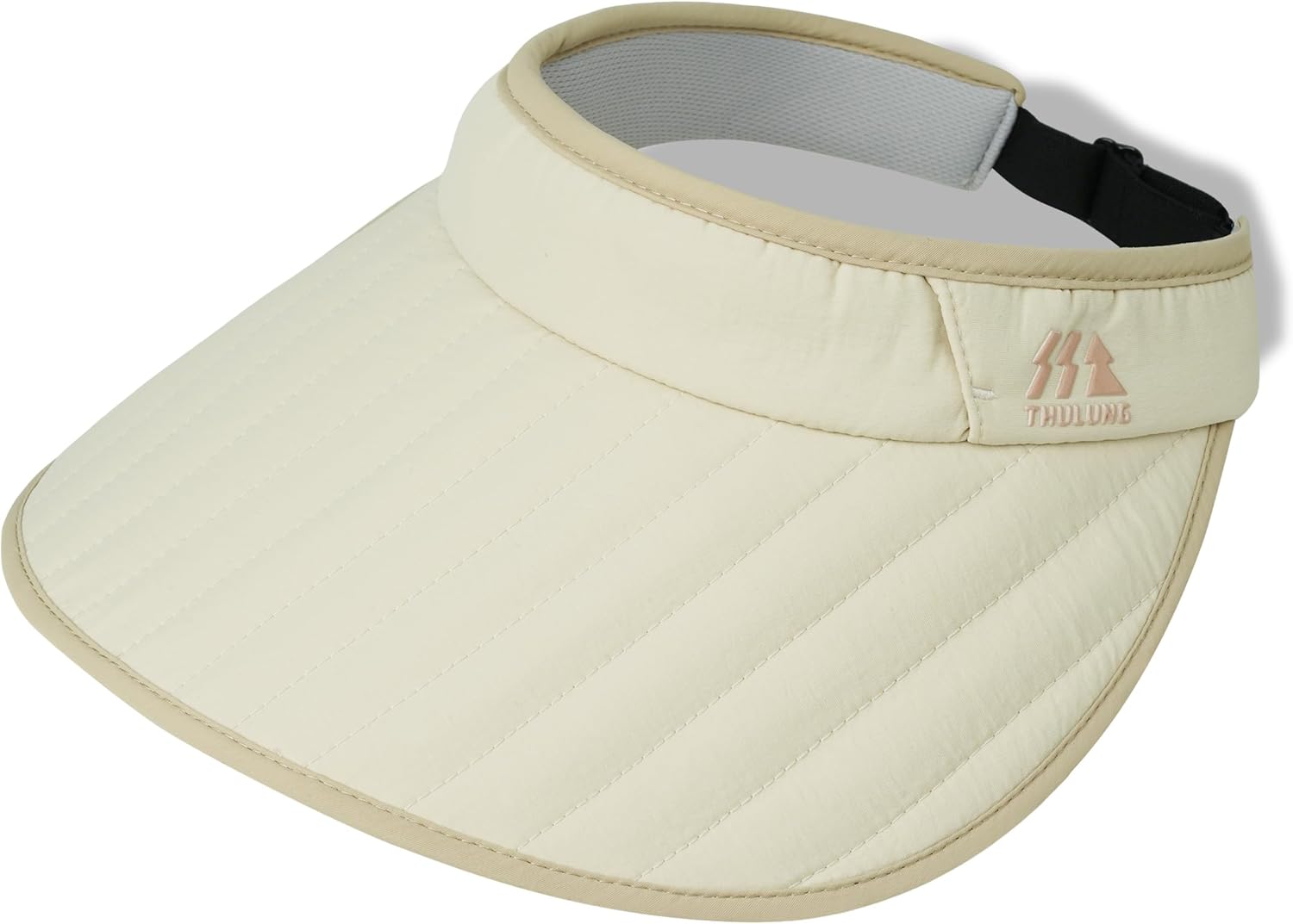 CLAPE Sun Visors for Women, UPF 50+ Waterproof Foldable Wide Brim Womens Beach Hats with Windproof Strap & Sunglasses Holder - Image 4