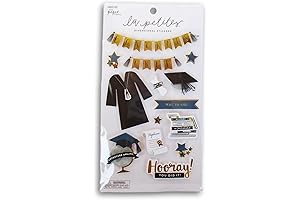 Graduation 3D Dimensional Stickers for Crafts, Cardmaking, and Scrapbooks